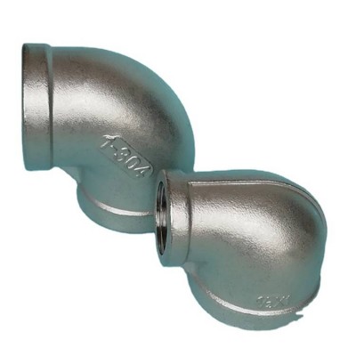 Super Quality stainless steel threaded Sanitary pipe fittings Union Elbow for water supply